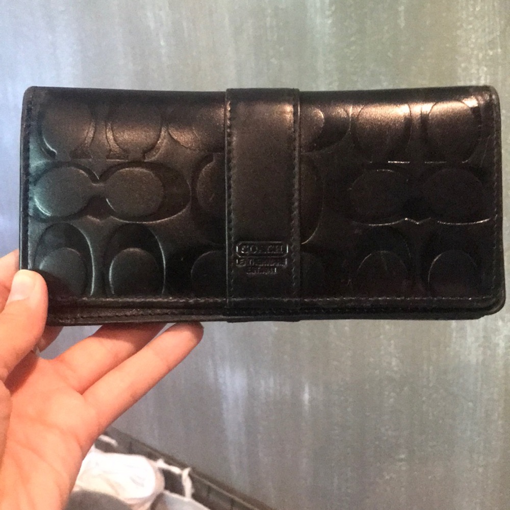 Coach Black Wallet